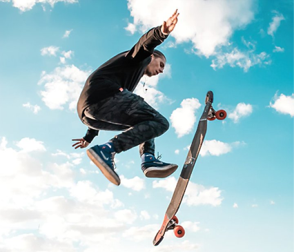 skateboarding